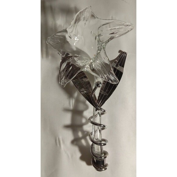 Oneida Art Nouveau Hand Blown Silver Plated Flower Vase - Picture 1 of 12